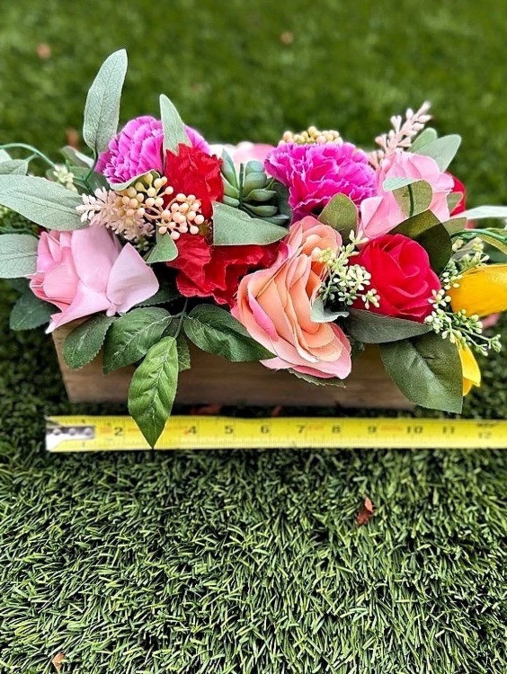 Kirkland's Pink & Green Faux Floral Arrangement